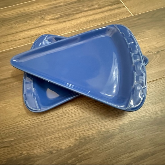 LONGABERGER - Woven Traditions Cornflower - pizza plates - set of 2 - Picture 8 of 8